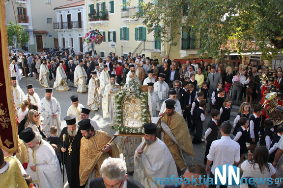 Ἅγιος Δημήτριος, Λιτανεία τῆς εἰκόνος, Ναύπακτος 2012